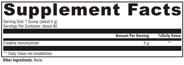 Creatine Monohydrate - 90 Servings