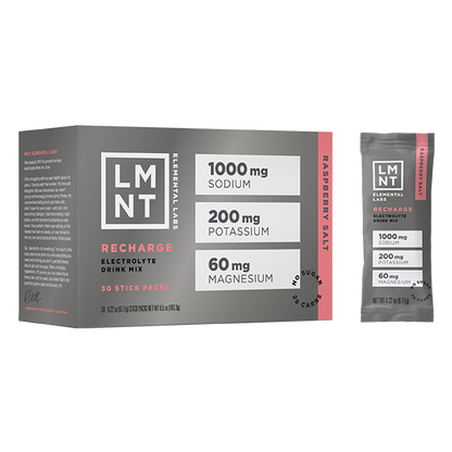 LMNT Recharge – Raspberry Salt 30 Servings