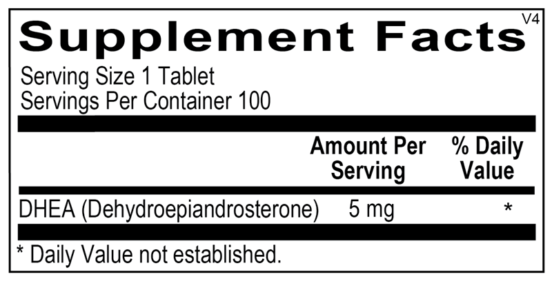 DHEA 5mg Tablet (100 tablets)