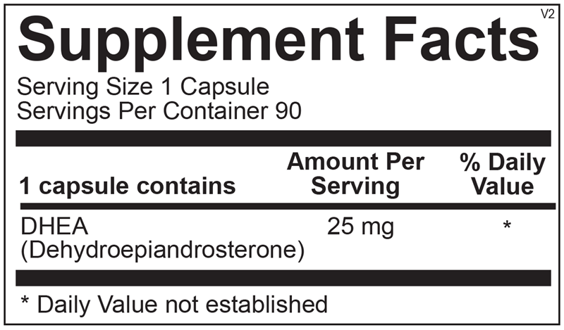 DHEA 25mg (90 Capsules)