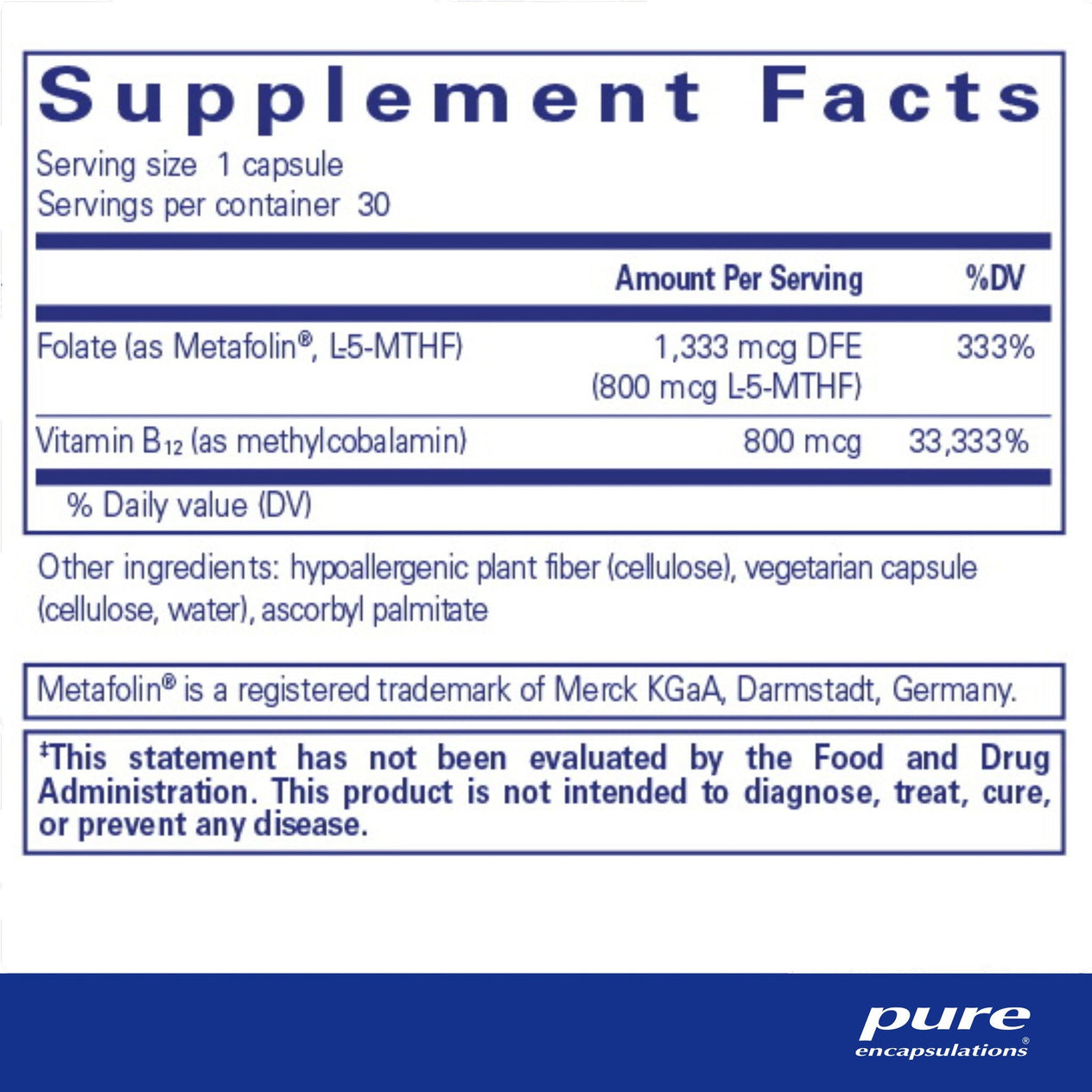 B12 Folate