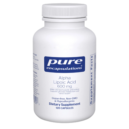 Alpha Lipoic Acid 600 mg.