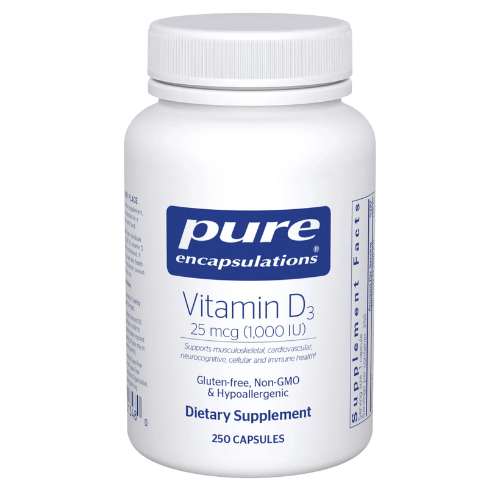 Vitamin D3 25 mcg (1,000 IU)