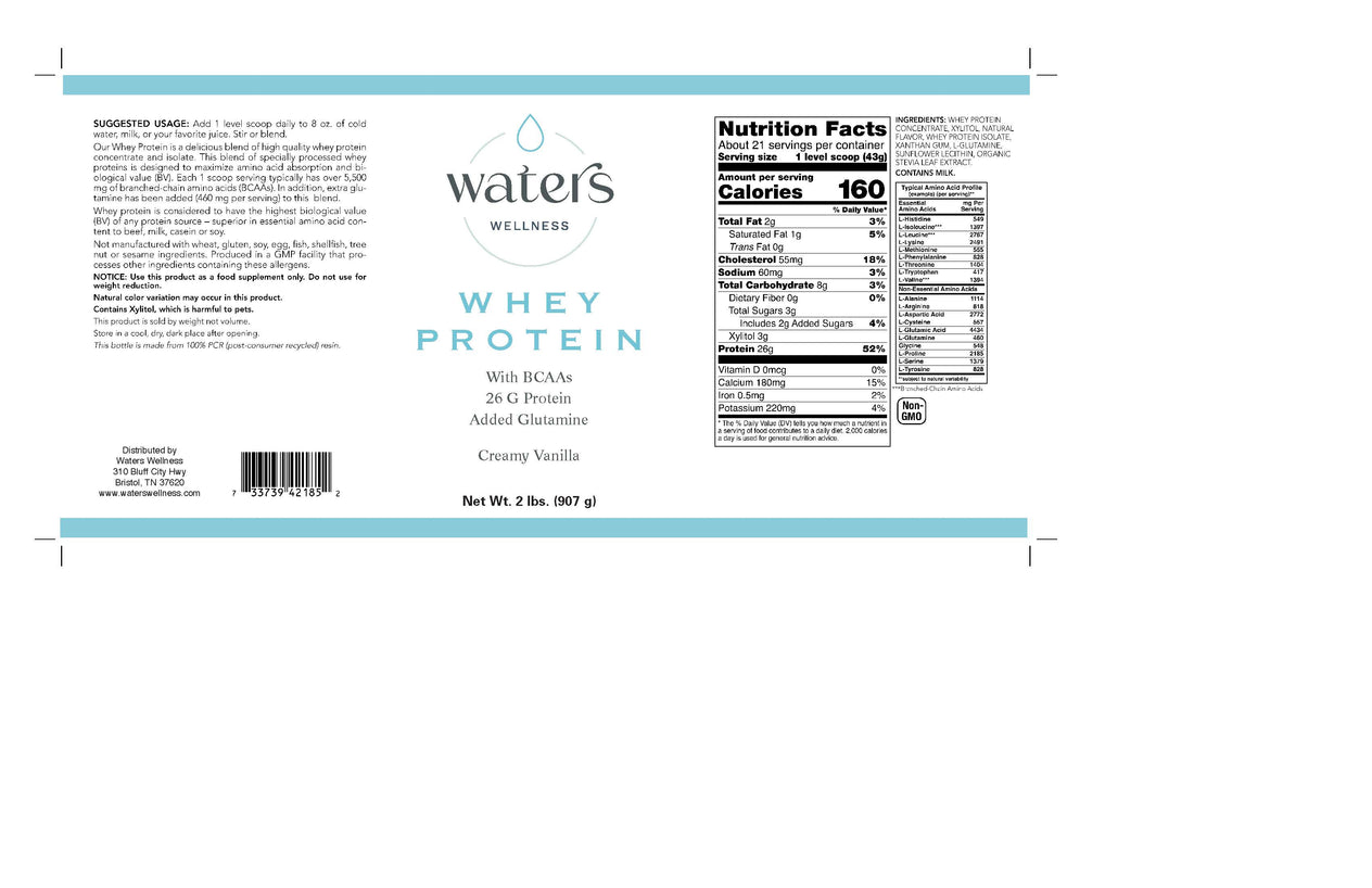 WHEY PROTEIN - VANILLA