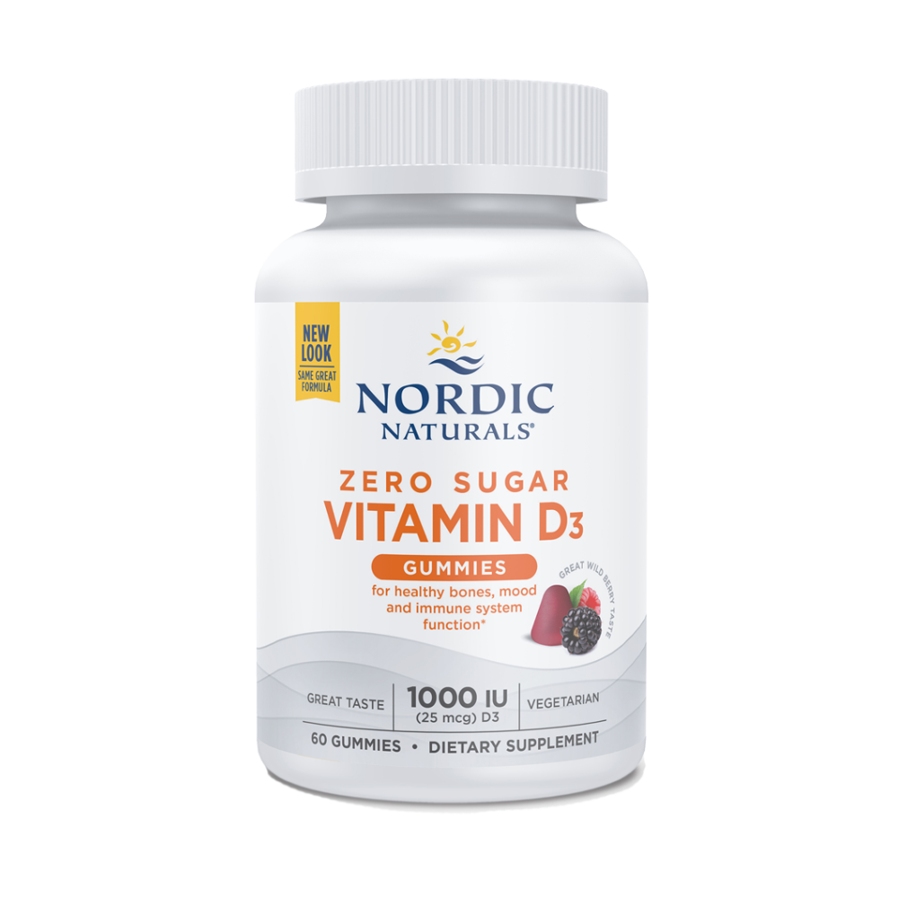 Zero Sugar Vitamin D3 Gummies 60 Gummies