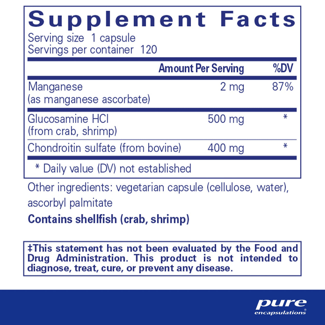 Glucosamine + Chondroitin with Manganese