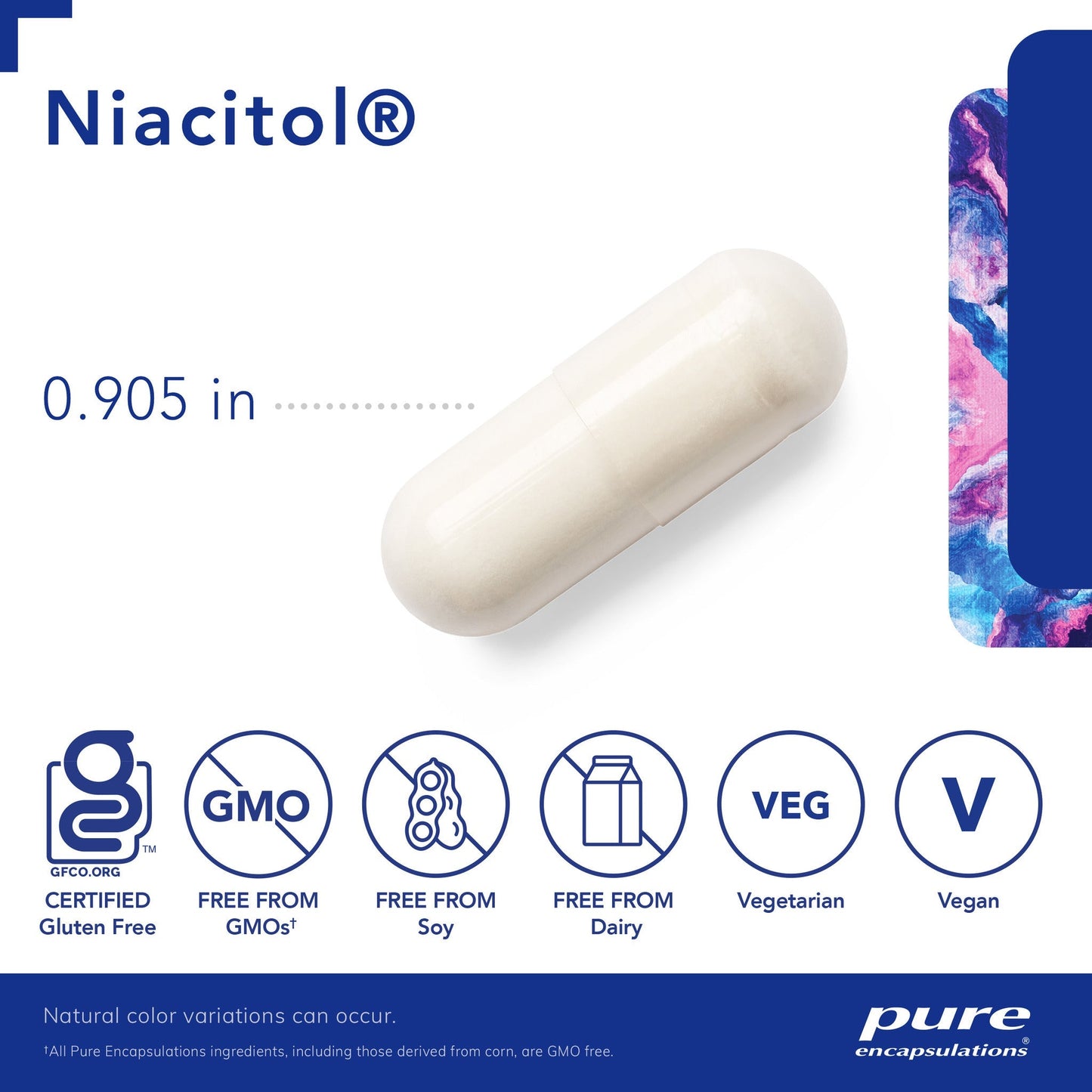 Niacitol 500 mg.