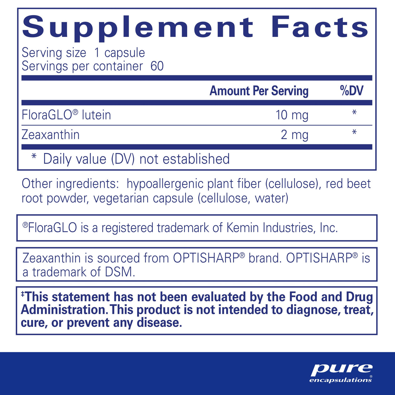 Lutein/Zeaxanthin