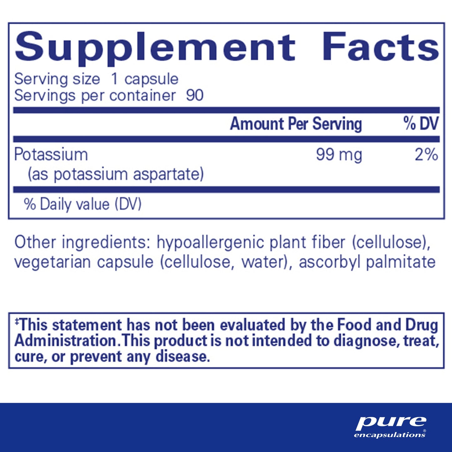 Potassium (aspartate)