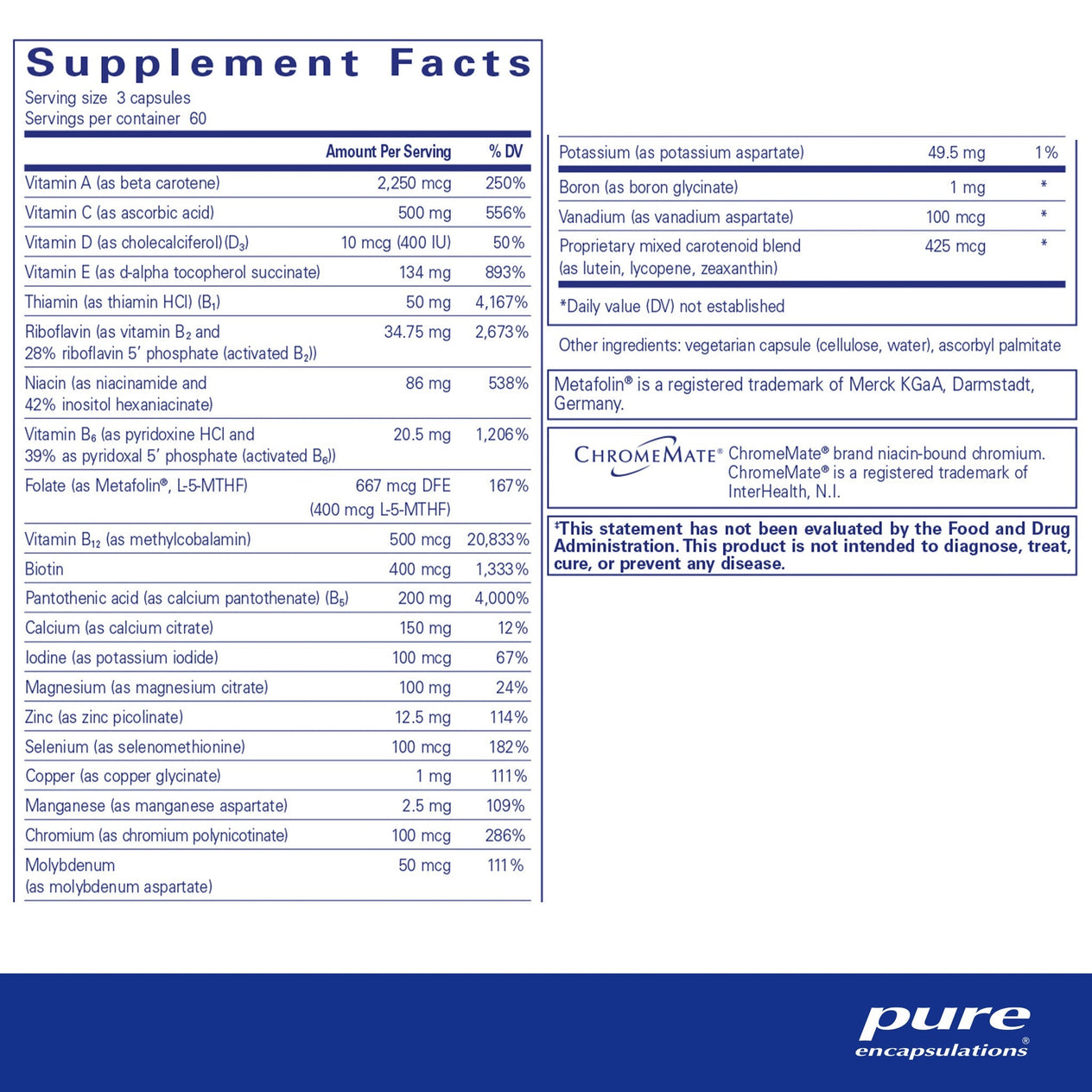 Nutrient 950 without Iron