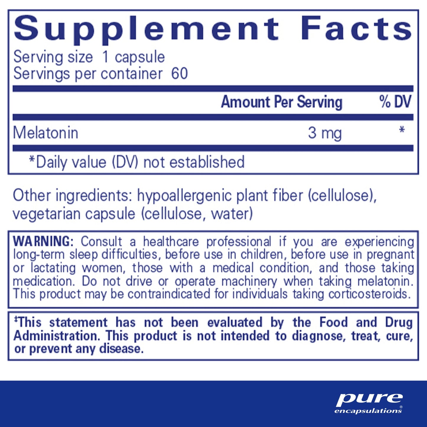 Melatonin 3 mg