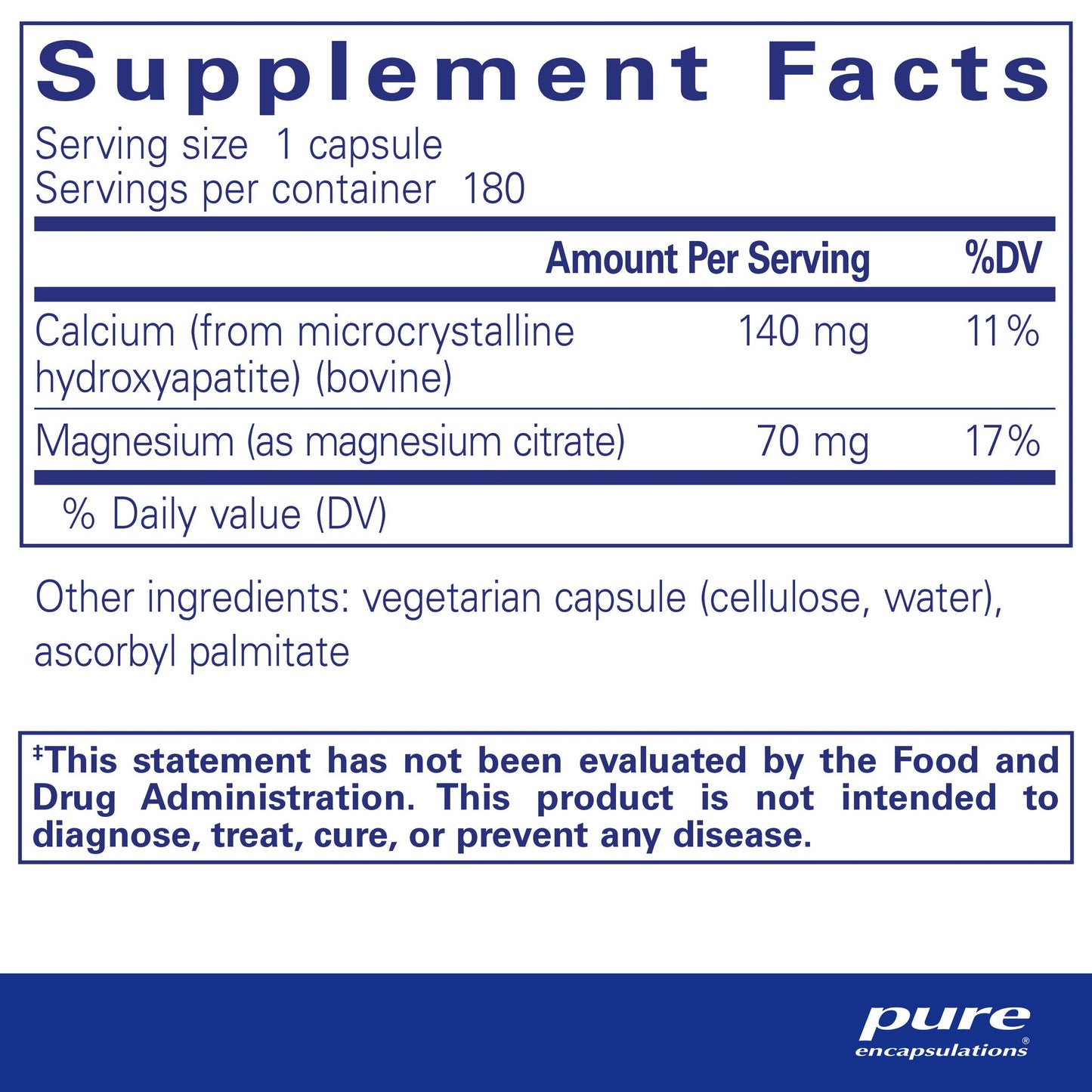 Calcium (MCHA) with Magnesium