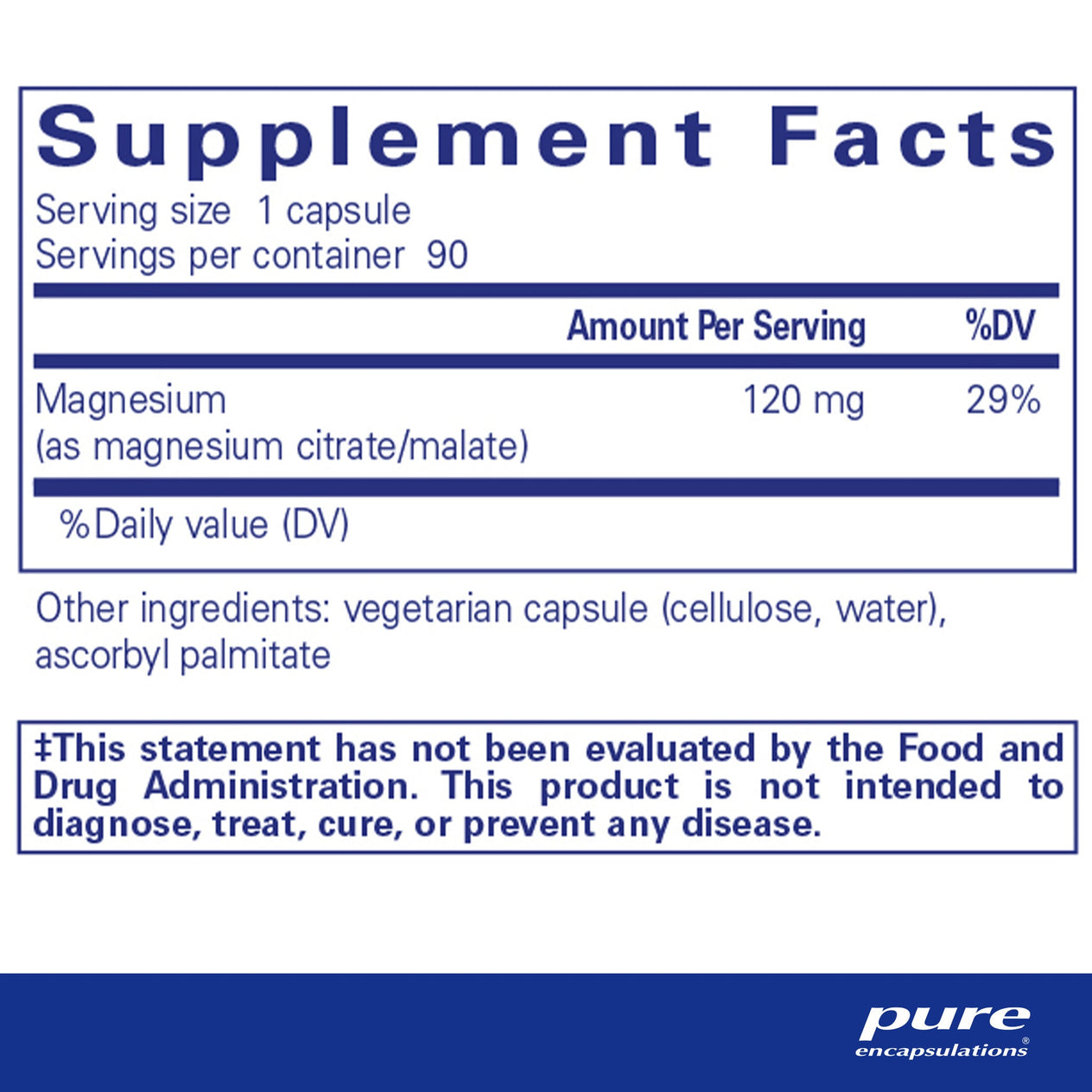 Magnesium (citrate/malate)