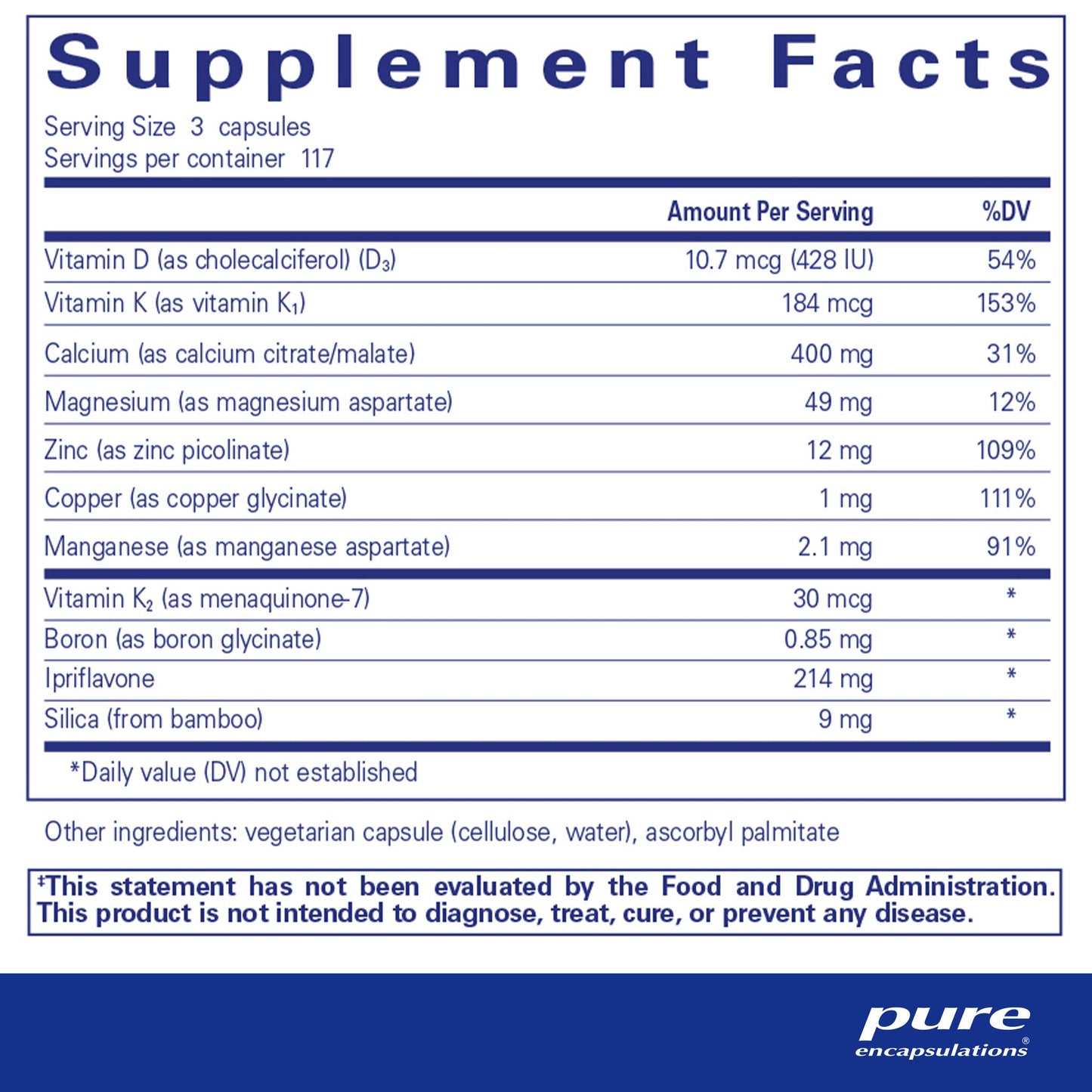 +CAL+ with Ipriflavone