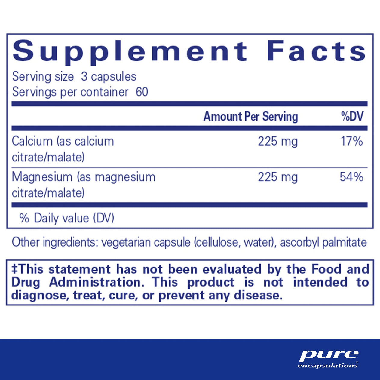 Calcium Magnesium (citrate/malate)