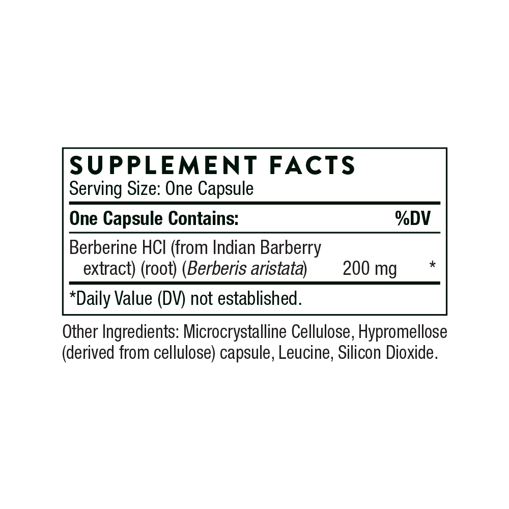 Berberine -200 mg (formerly Berbercap)