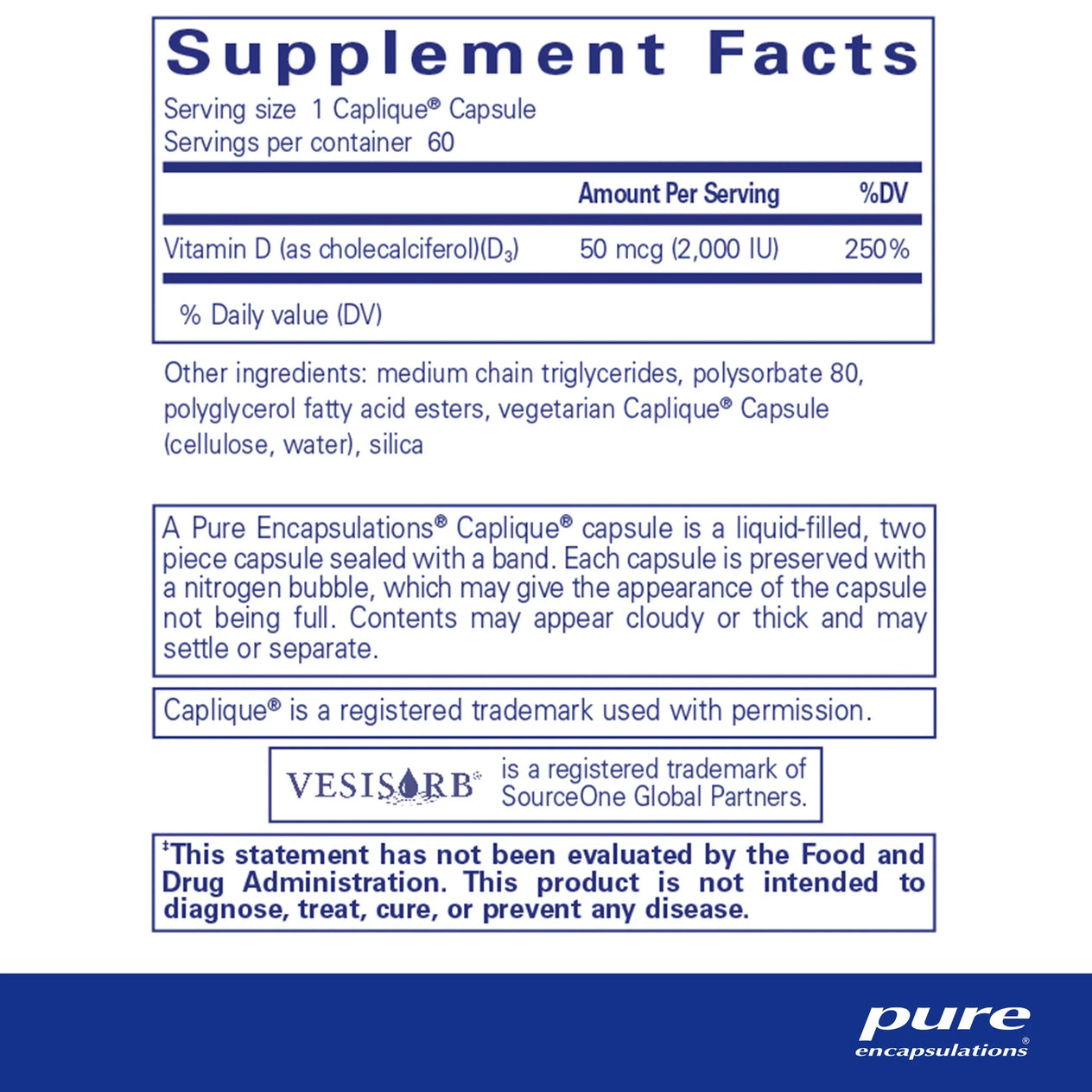 Vitamin D3 VESIsorb