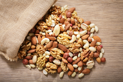 various types of nuts